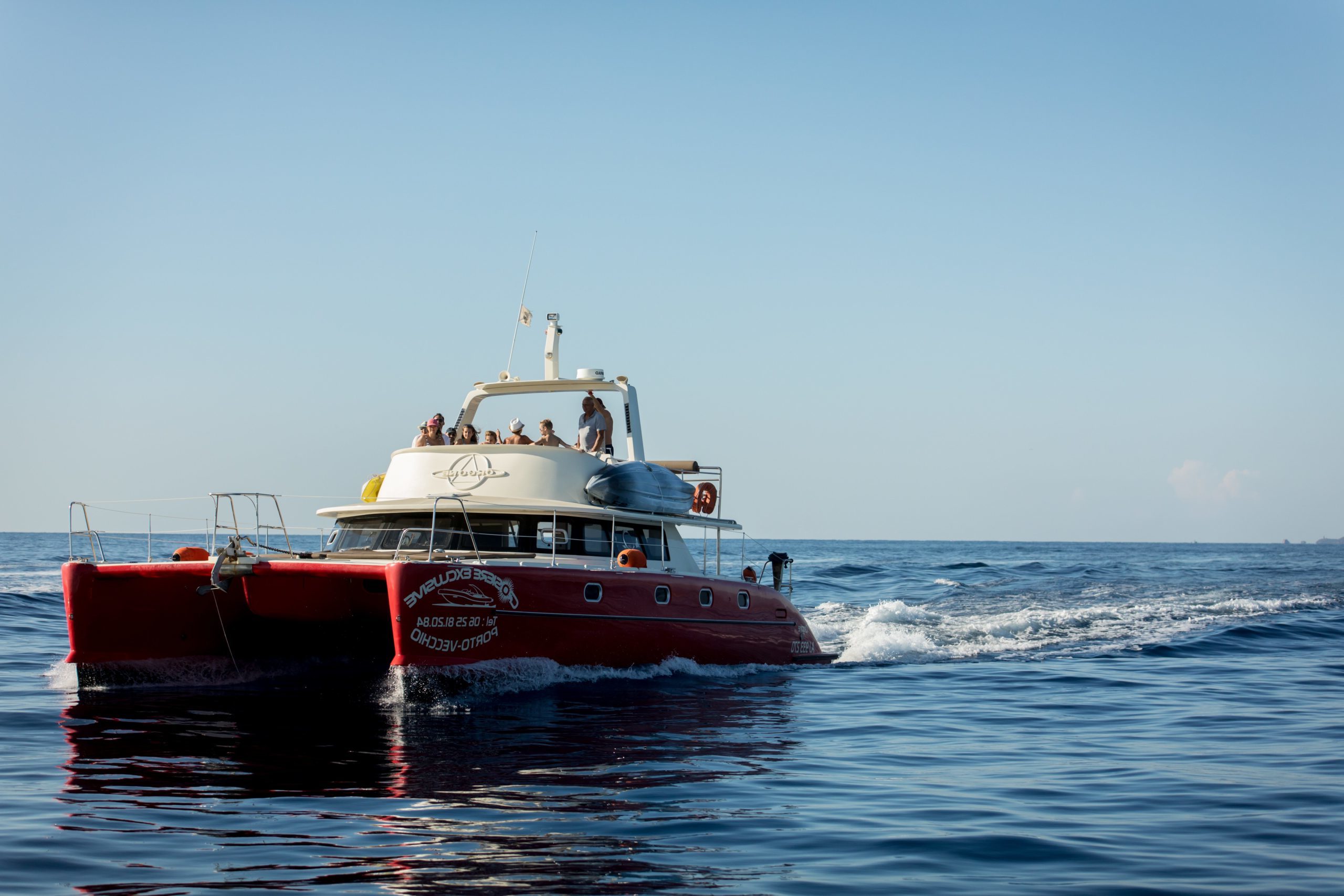 Catamaran rental from Porto-Vecchio, Corsica.